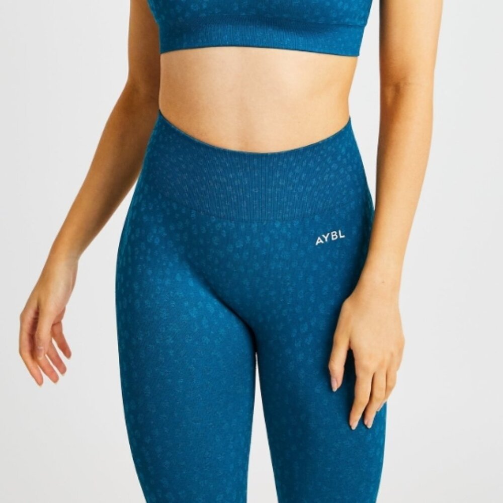 Evolve Speckle Seamless Leggings - Teal